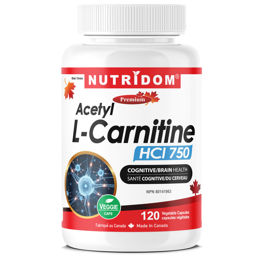 Acetyl L-Carnitine 637.5mg | Source of Carnitine | Energy Metabolism and  Cognitive Function