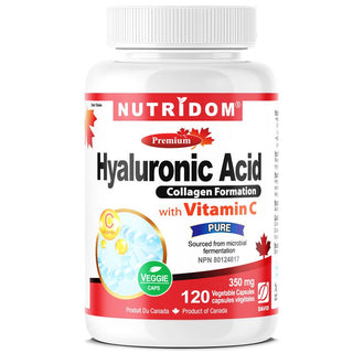 Nutridom Hyaluronic Acid with Vitamin C (60 Capsules)
