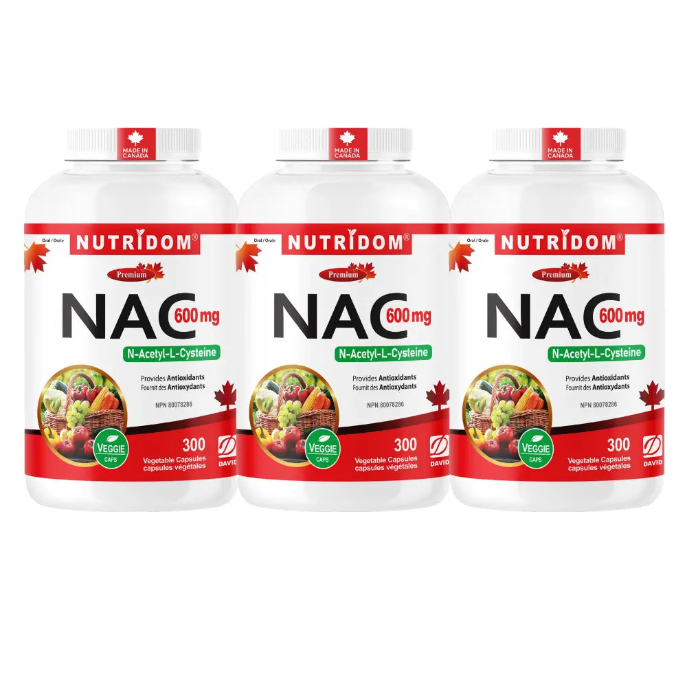 NAC 600mg | N-Acetyl-L-Cysteine | Glutathione Precursor
