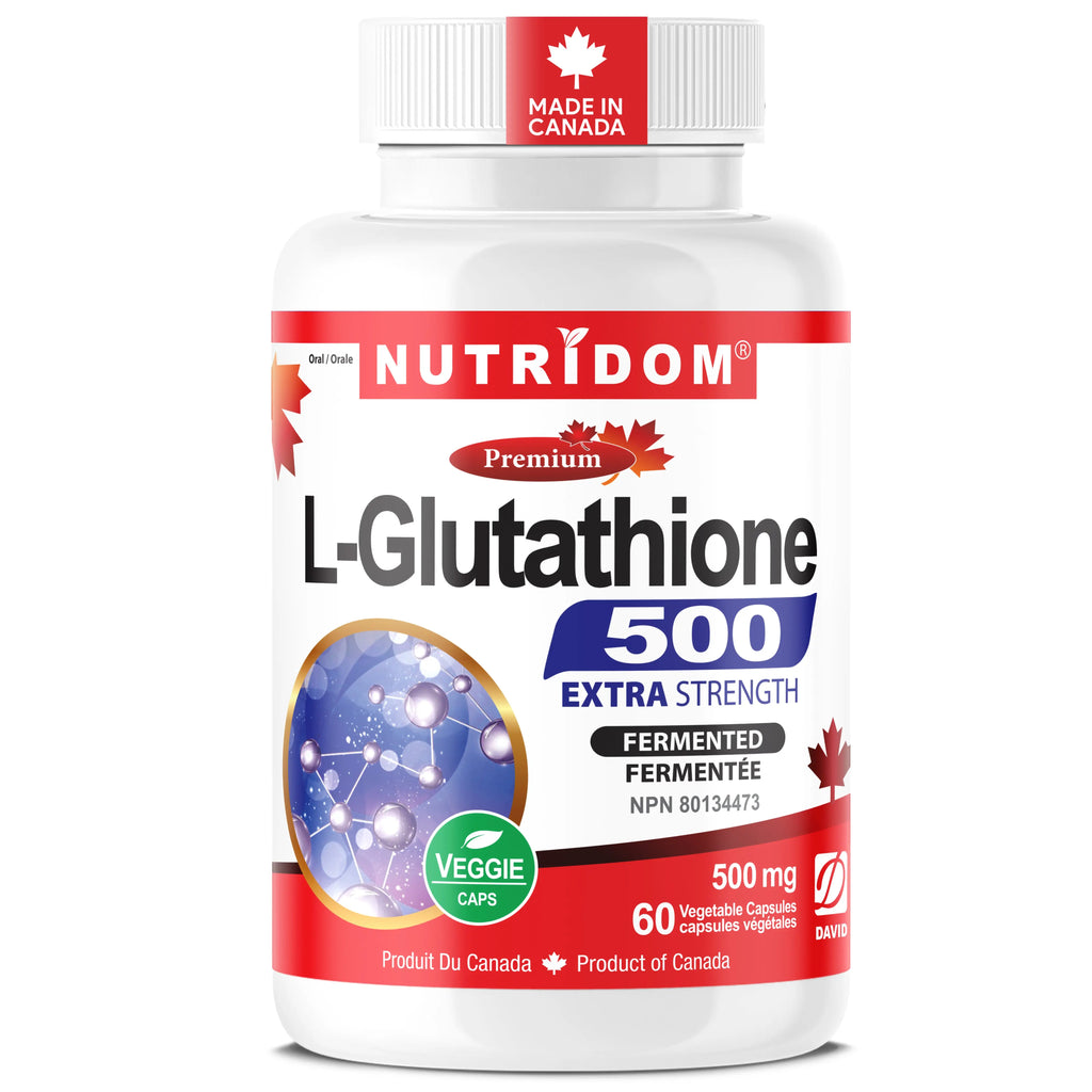 L-Glutathione 500mg | 99% Pure Reduced Form | Fermentation Derived |  Antioxidant