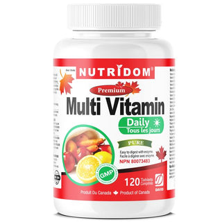 Nutridom Multivitamin Daily (120 Tablets)