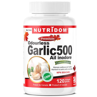 Nutridom Odourless Garlic 5mg (500mg QCE) (120 Softgels)