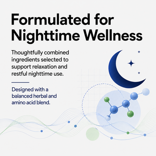 Nutridom EZ Night（60粒胶囊），加拿大制造，高品质，促进放松，改善睡眠质量，减轻压力，提升情绪，支持整体安宁

