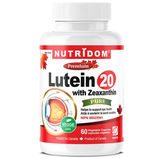 Nutridom Lutein with Zeaxanthin (60 Capsules)