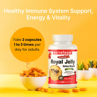 Nutridom Royal Jelly 1,000mg (300 Softgels)