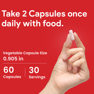 Nutridom Levure de Riz Rouge &amp; Policosanol (60 Capsules)