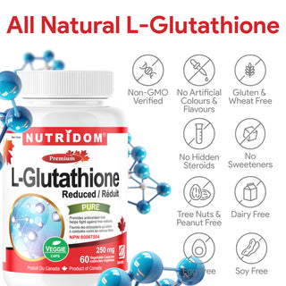 Nutridom L-Glutathione 250mg (60 Veggie Capsules)