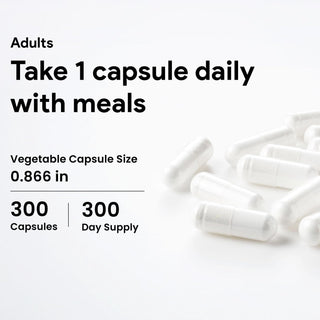 White capsules with text on a white background