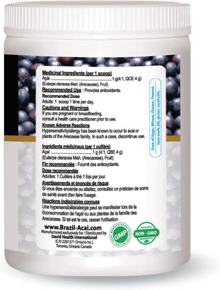 Acai7 Acai Berry Powder 4,000mg | 4x Concentrated | Vegan | Sugar Free