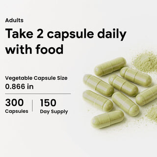 Nutridom Moringa Leaf 500mg | Organically Sourced | Antioxidant & Wellness Support | 300 V-Capsules