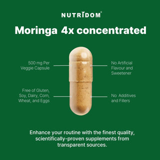 Nutridom Moringa Leaf Extract 4:1 (120 Capsules)