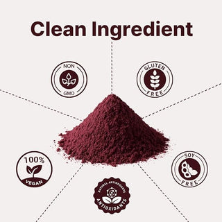 Acai7 Acai Berry Powder 4,000mg | 4x Concentrated | Vegan | Sugar Free