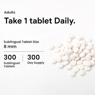 Nutridom Melatonin 10 mg | 300 Vegan Fast Acting Mint Sublingual Tablet