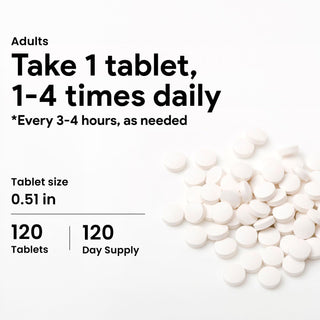 Nutridom Caffeine 200mg | Pharmaceutical Grade | Mental Alertness Support | 120 Tablets