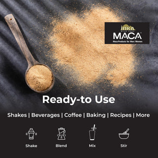 InkaMaca Organic Black Maca Powder (124g)