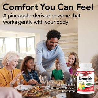 Bromelain 500mg | 2400 GDU | Pineapple Stem Digestive Enzyme | 120 Vcaps