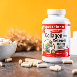 Nutridom Chicken Cartilage Collagen 500mg, Type II, Hydrolyzed (180 Capsules)