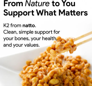 Vitamin K2 120mcg MK-7 | Natto Derived | Bone and Heart Support | 120 Vcaps