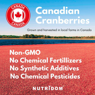 Nutridom Canadian Cranberry 500mg (12,500mg QCE) (120 Capsules)