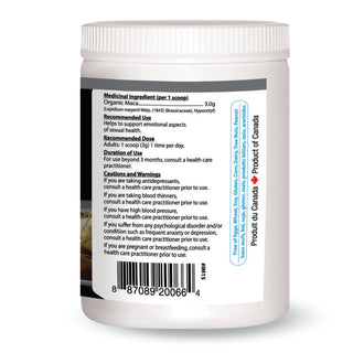 InkaMaca Organic Black Maca Powder 124g | Endurance & Vitality