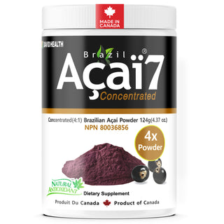 Acai7 Acai Berry Powder 4,000mg | 4x Concentrated | Vegan | Sugar Free