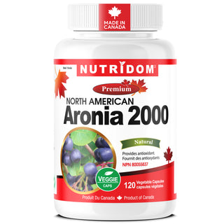 Nutridom North American Aronia | 500mg (2000mg QCE) | 120 Vcaps