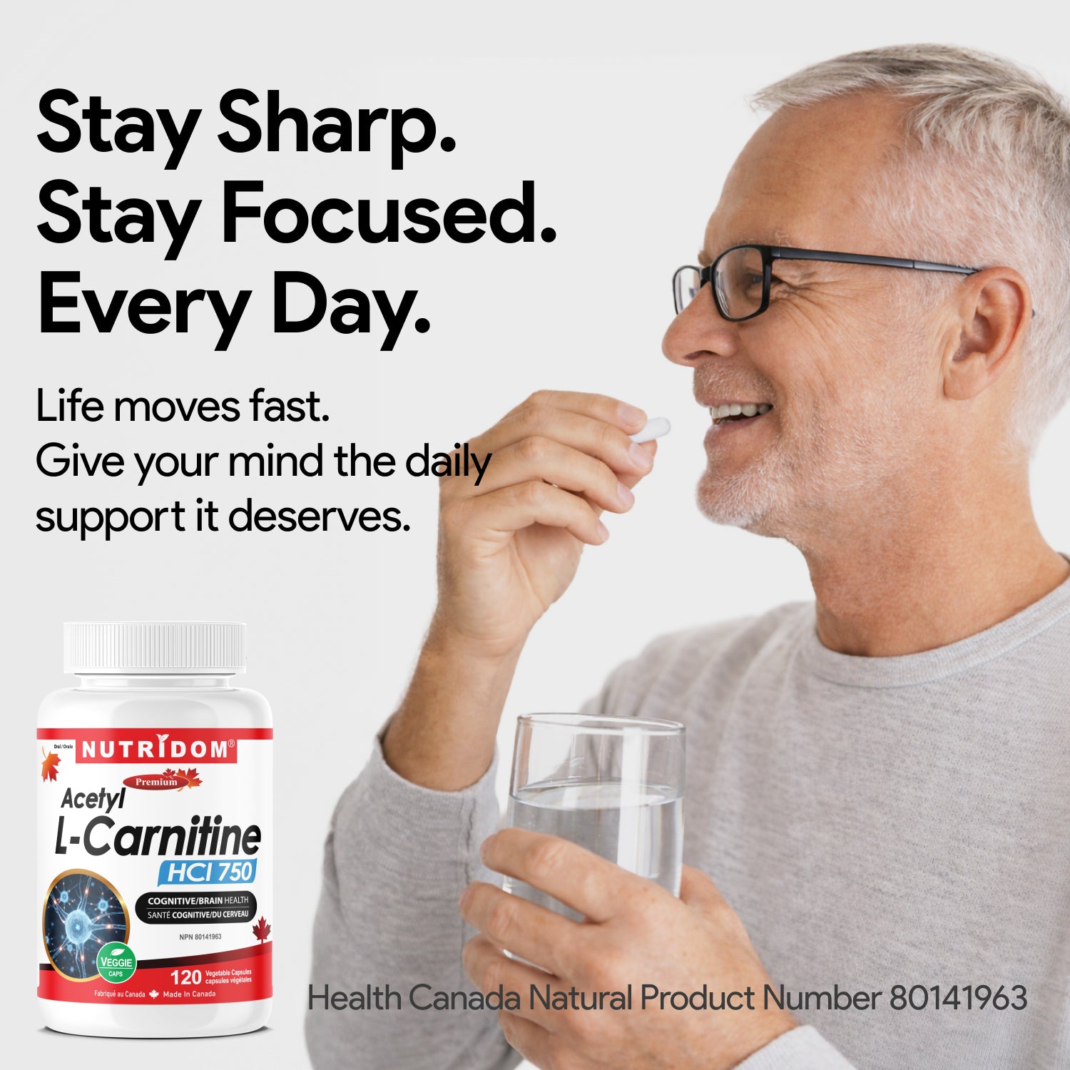 Acetyl L-Carnitine 637.5mg | Source of Carnitine | Energy & Cognitive Nutridom Acetyl L-Carnitine 637.5mg | Source of Carnitine | Energy & Cognitive Nutridom
