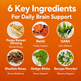 Advanced Cognitive Support Formula with Six Active Ingredients