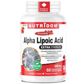 Alpha Lipoic Acid 600 mg | DL-ALA | 60 Vcaps
