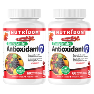 Antioxidant-7 | CoQ10, ALA, NAC, Vitamin C, Methyl B12, Methyl Folate, Selenium | 2 Pack