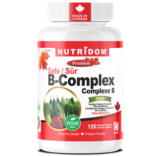 B Complex vitamin supplement complete B vitamin formula 120 capsules
