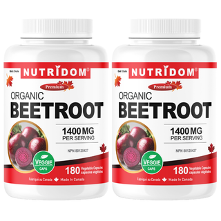 Beetroot 1400mg | Organically Sourced | Source of Antioxidants | 2 Pack