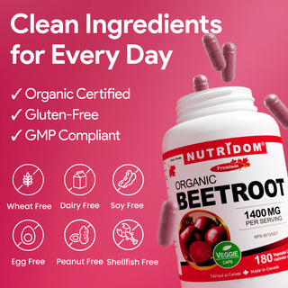Beetroot Capsules with Naturally Occurring Antioxidants and Plant Nutrients