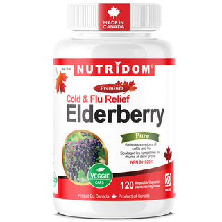 Black Elderberry 650mg | Premium Sambucus nigra | 120 Vcaps