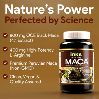 Black Maca L-Arginine performance support formula 500 mg
