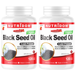 Black Seed Oil Organic 2 Pack | Nigella sativa 2% Thymoquinone