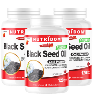 Black Seed Oil Organic | Nigella sativa 2% Thymoquinone | 3 Pack