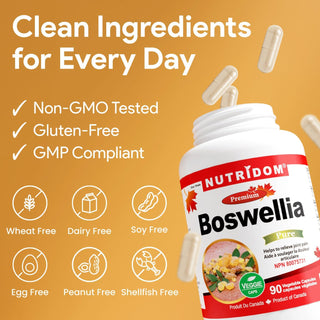 Boswellia serrata 333 mg 40 percent boswellic acids capsules