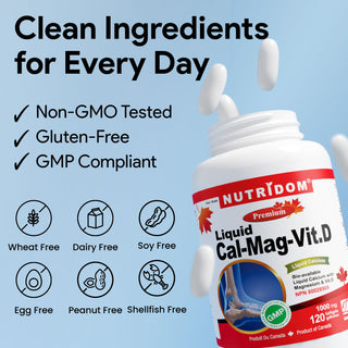 Calcium Magnesium with Vitamin D3 | 120 Softgels | 3 Pack