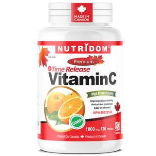 Vitamin C 1000mg with Citrus Bioflavonoids & Rose Hip - Time Release | 120 Tablets