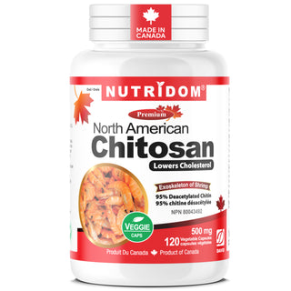 Chitosan 500mg - 95% Deacetylated | Fat Binder | Weight Management | 120 Vcaps
