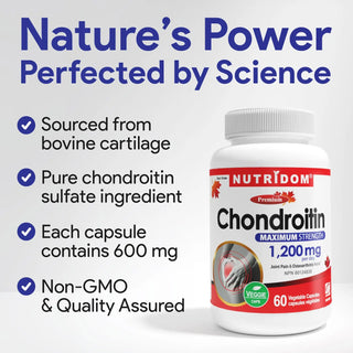 Chondroitin sulfate 1200 mg cartilage support formula capsules