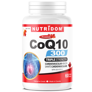 CoQ10 300 mg Triple Strength Cardiovascular Support 60 Softgels