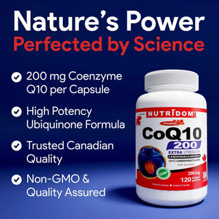 Coenzyme Q10 200 mg softgels heart and energy support formula