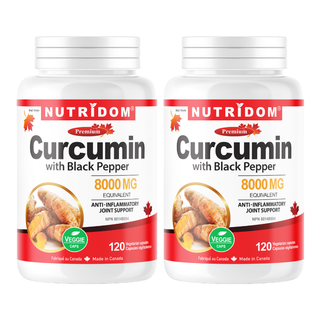 Curcumin 8000 + Black Pepper | 2 Pack