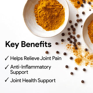 Curcumin Supplement with 25% Curcuminoids for Joint Health Support