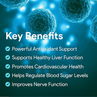 DL-ALA 600 mg Alpha Lipoic Acid Capsules for Daily Antioxidant Support