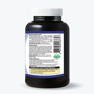 Detox Colon Care supplement facts label capsules