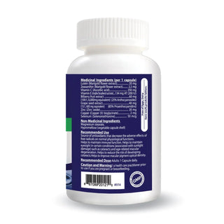 Eye formula supplement facts lutein 20 mg zeaxanthin