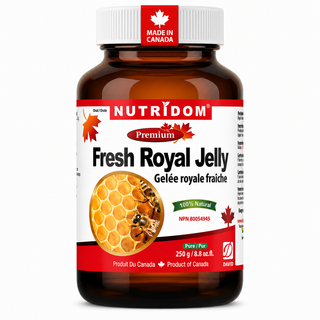 Fresh Royal Jelly 250g | 100% Raw Frozen | Single Ingredient | North American Beehives